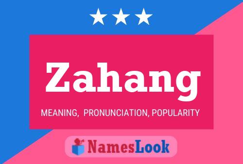 Zahang Name Poster