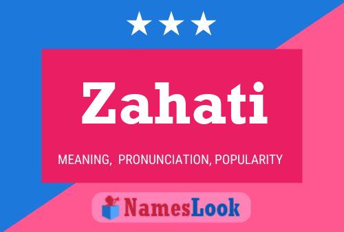 Zahati Name Poster