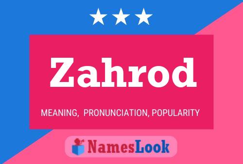 Zahrod Name Poster