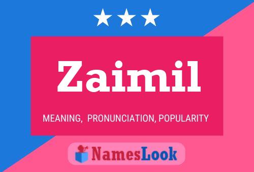 Zaimil Name Poster