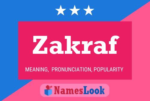 Zakraf Name Poster