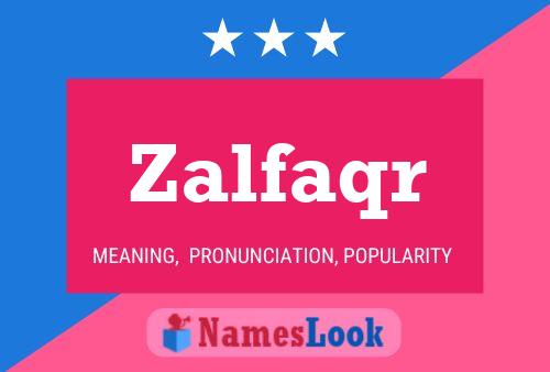 Zalfaqr Name Poster