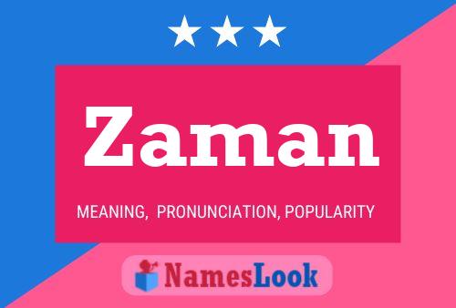 Zaman Name Poster