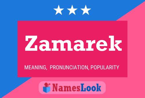 Zamarek Name Poster