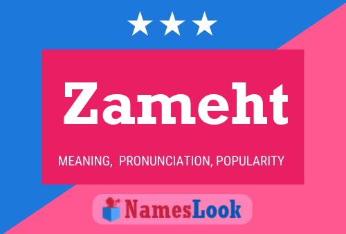 Zameht Name Poster