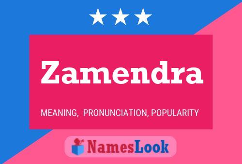 Zamendra Name Poster