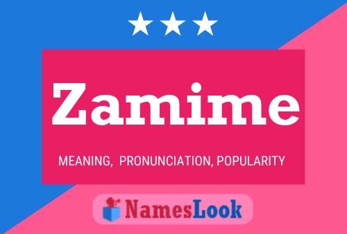 Zamime Name Poster