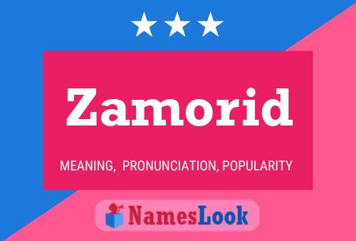 Zamorid Name Poster