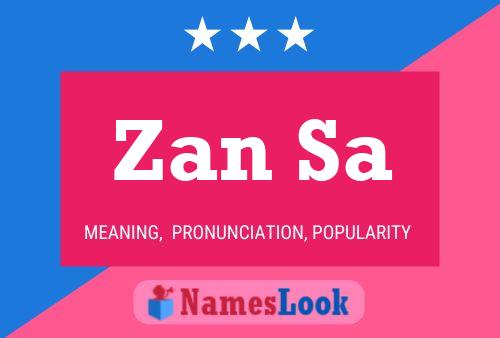 Zan Sa Name Poster