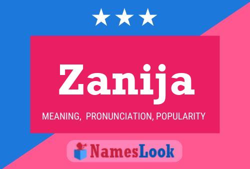 Zanija Name Poster