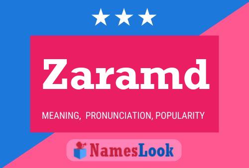 Zaramd Name Poster