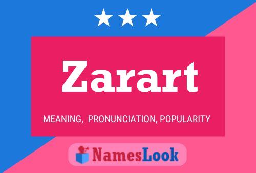 Zarart Name Poster