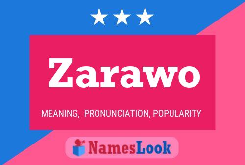 Zarawo Name Poster