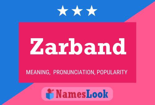 Zarband Name Poster