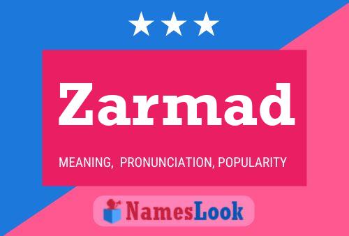 Zarmad Name Poster