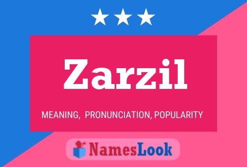 Zarzil Name Poster