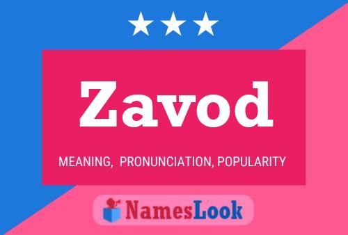 Zavod Name Poster