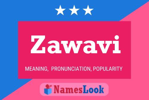 Zawavi Name Poster