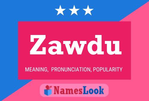 Zawdu Name Poster