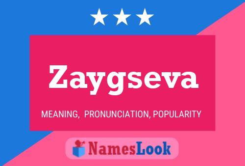 Zaygseva Name Poster