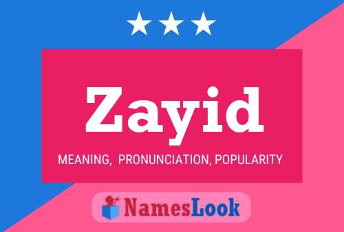 Zayid Name Poster