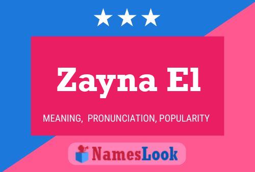 Zayna El Name Poster