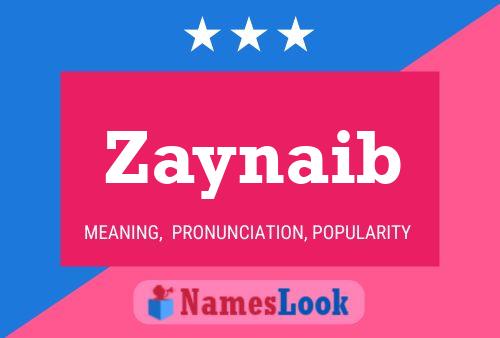 Zaynaib Name Poster