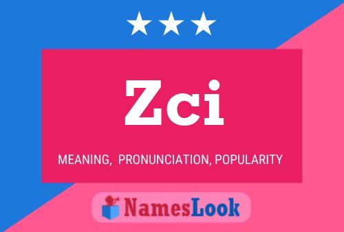 Zci Name Poster