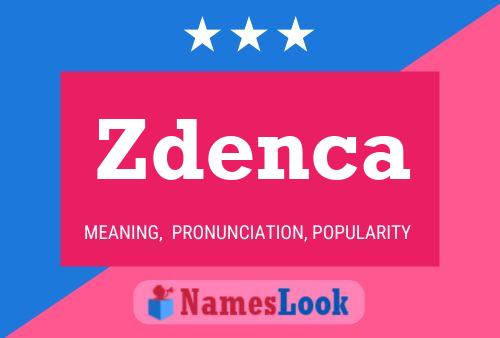 Zdenca Name Poster