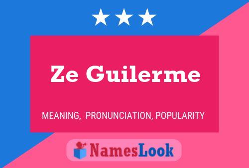 Ze Guilerme Name Poster