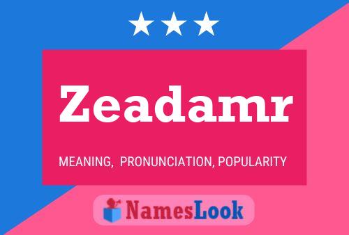 Zeadamr Name Poster