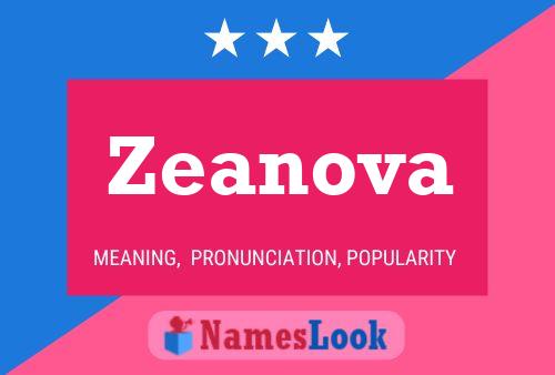 Zeanova Name Poster