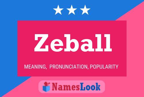 Zeball Name Poster