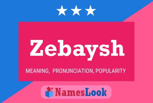 Zebaysh Name Poster