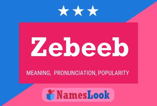 Zebeeb Name Poster