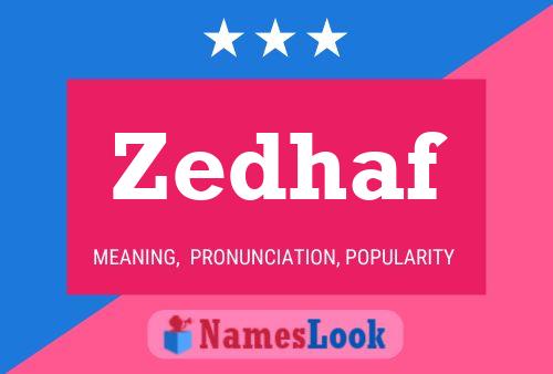 Zedhaf Name Poster