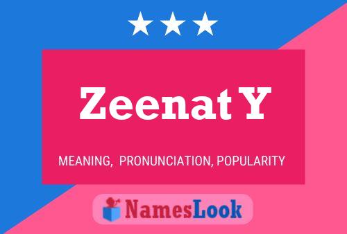 Zeenat Y Name Poster