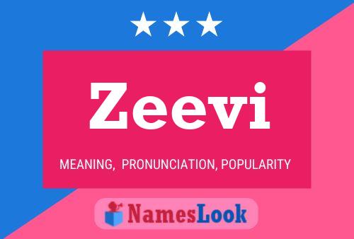 Zeevi Name Poster