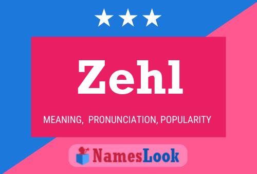 Zehl Name Poster