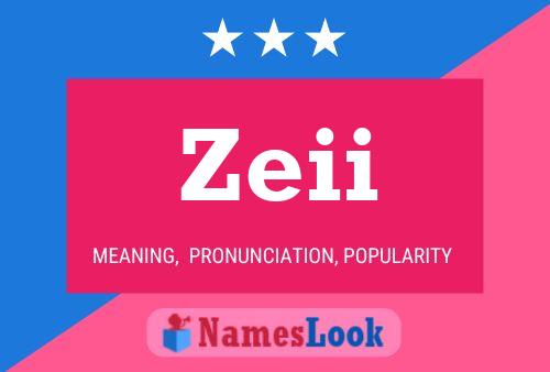 Zeii Name Poster