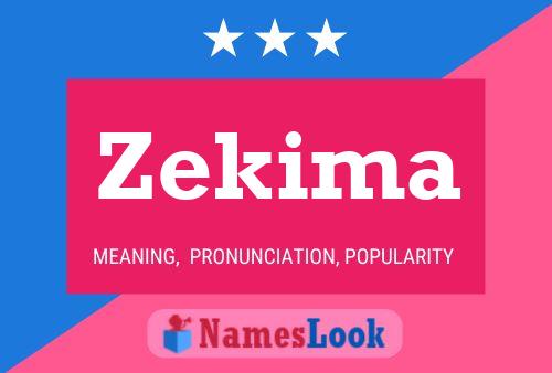 Zekima Name Poster