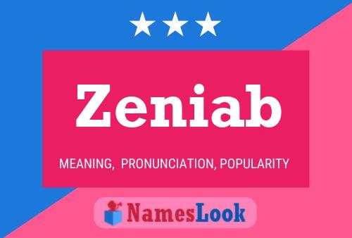 Zeniab Name Poster