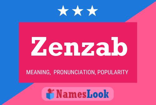 Zenzab Name Poster