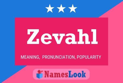 Zevahl Name Poster