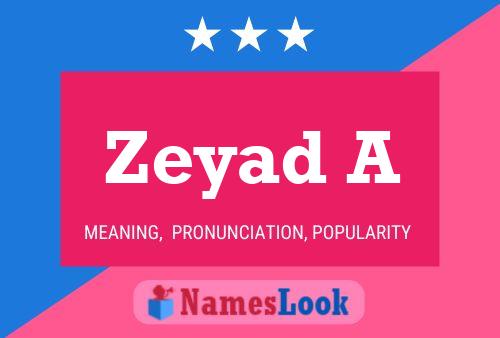 Zeyad A Name Poster