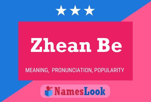 Zhean Be Name Poster