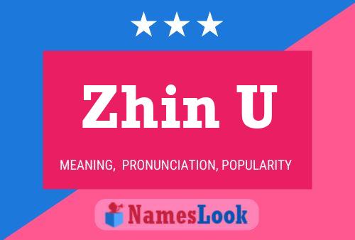 Zhin U Name Poster