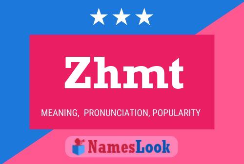 Zhmt Name Poster