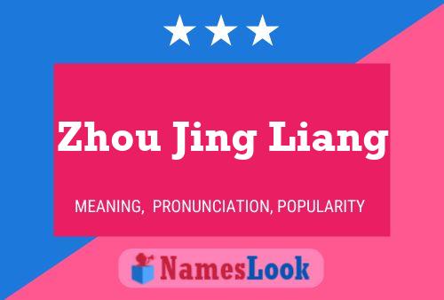 Zhou Jing Liang Name Poster