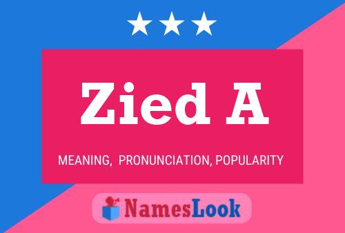 Zied A Name Poster